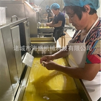 海盛机械机械设备金丝馓子油炸设备 连续式大把馓子油炸机 电加热馓子油炸线图片 价格