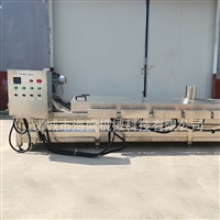海盛機械機械設備脂渣豬肉干條油炸線 不銹鋼肉脂渣油炸機 全自動油炸設備圖片 價格