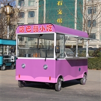 极致商贸机械设备电动小吃车 多功能餐车 四轮快餐车 奶茶美食车 烧烤早餐车图片 价格