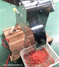 台乙机械设备山东沃成番茄切丁机 西红柿切块机 换刀可改变切丁块大小图片 价格