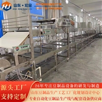 济南宏金机械设备有限公司机械设备蒸汽加热制作腐竹机器 腐竹厂成套腐竹油皮机 免费安装培训图片及产品详情