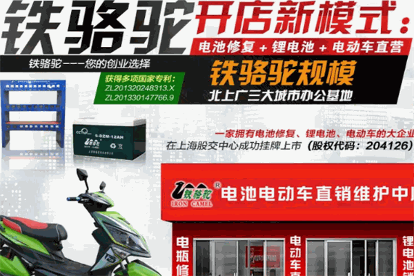 铁骆驼电瓶修复代理